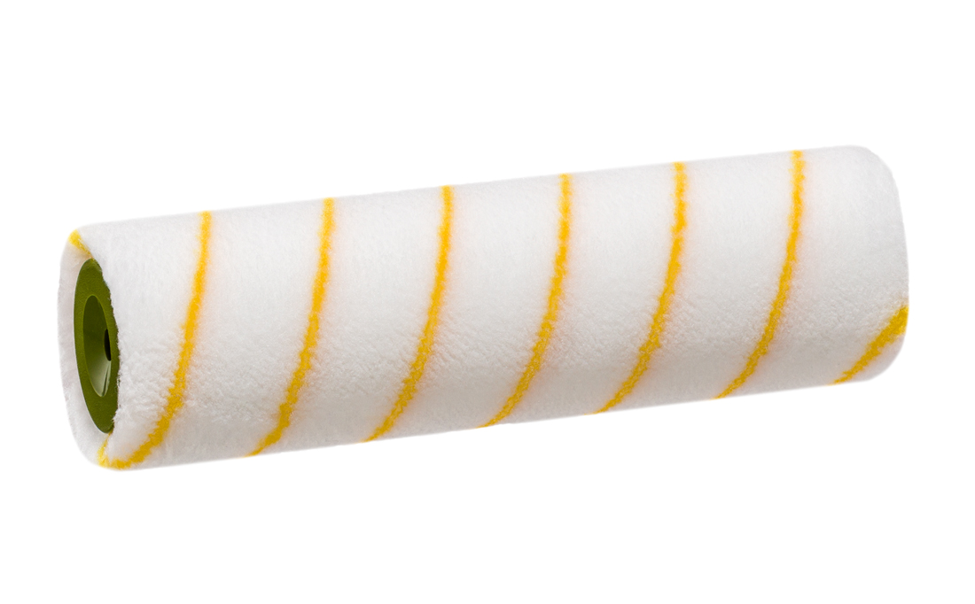 Colorus jaune strié BASIC KØ44 Rouleau de peintre 12mm Flor