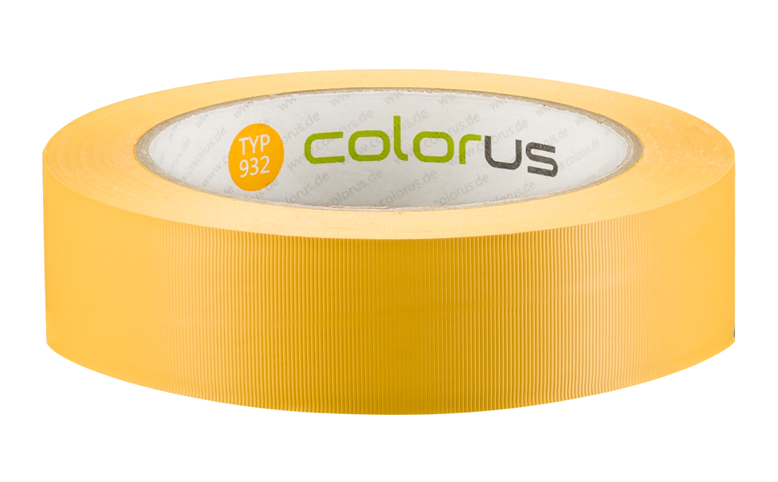 Colorus Fettling Tape CLASSIC giallo scanalato a croce 60° 33m 30mm