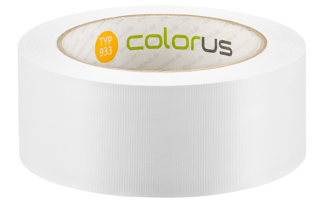 Colorus Fettling Tape CLASSIC bianco scanalato a croce 60° 33m 50mm