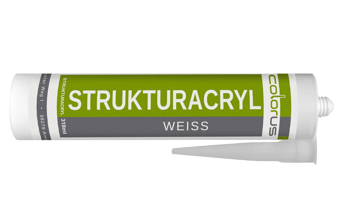 Colorus Struktur Acryl PLUS weiß 310ml