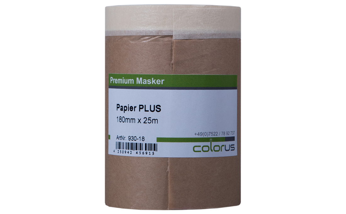 Colorus Masker Tape PLUS Papier 10cm x 25m