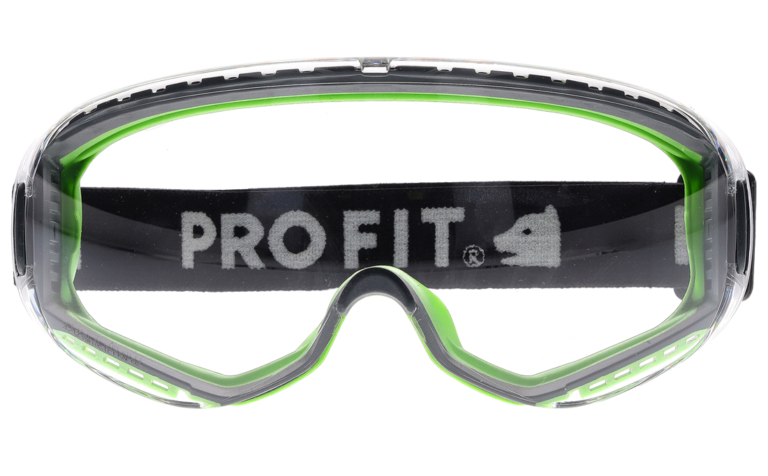 PRO FIT Vollsicht Schutzbrille T-SPEX, klare Polycarbonatscheibe