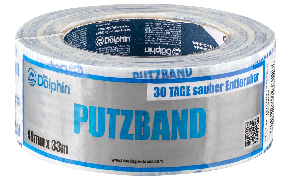 Blue Dolphin Putzband weiß 48mm x 33m