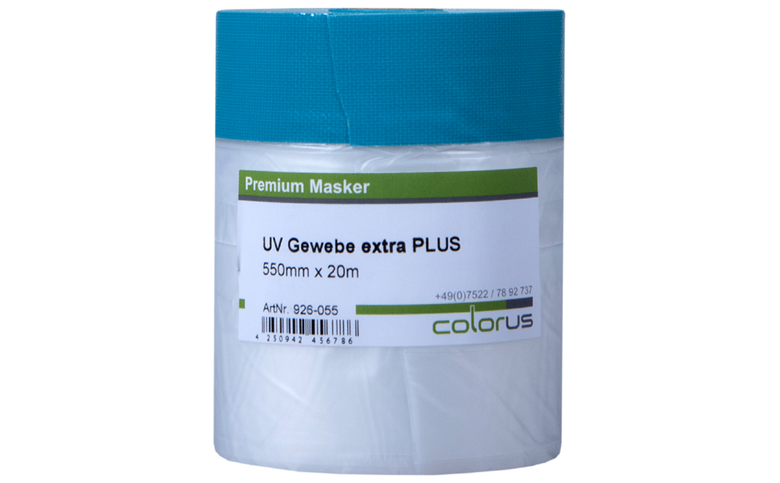 Colorus nastro adesivo per intonacatori PLUS UV tessuto extra forte 140cm x 20m